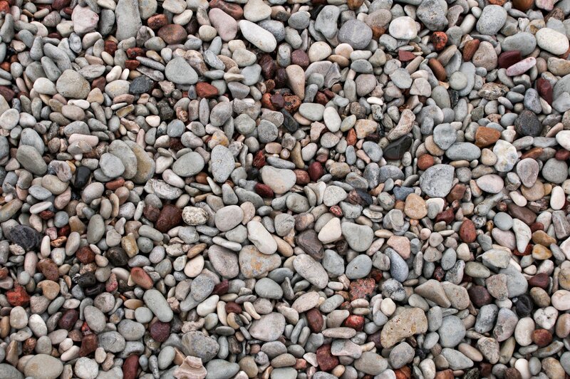 Pebbles on a Beach — Gray, Calm, Photograph, Rocks, Stones