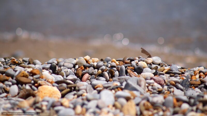 Pebbles on a Beach — Gray, Calm