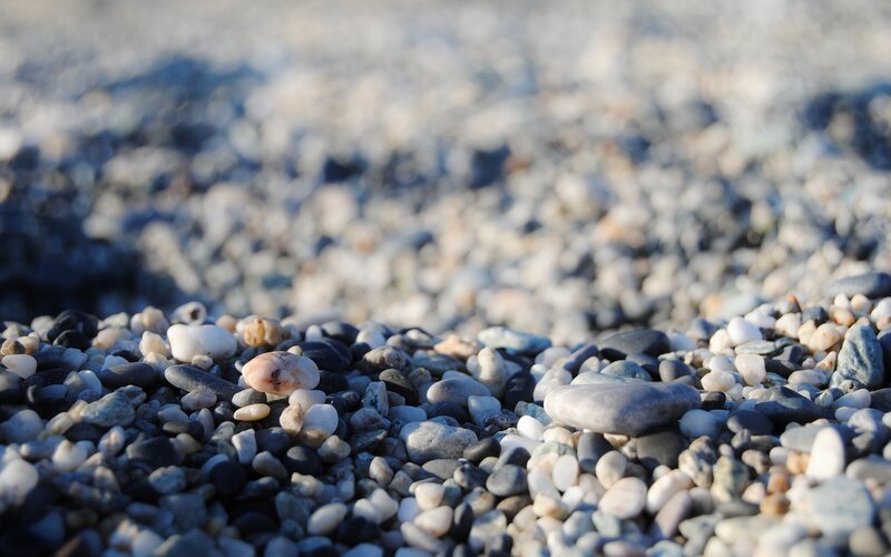 Pebbles on Beach