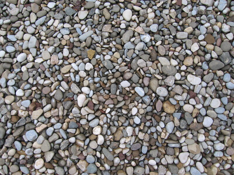 Pebbles on Ground — Gray