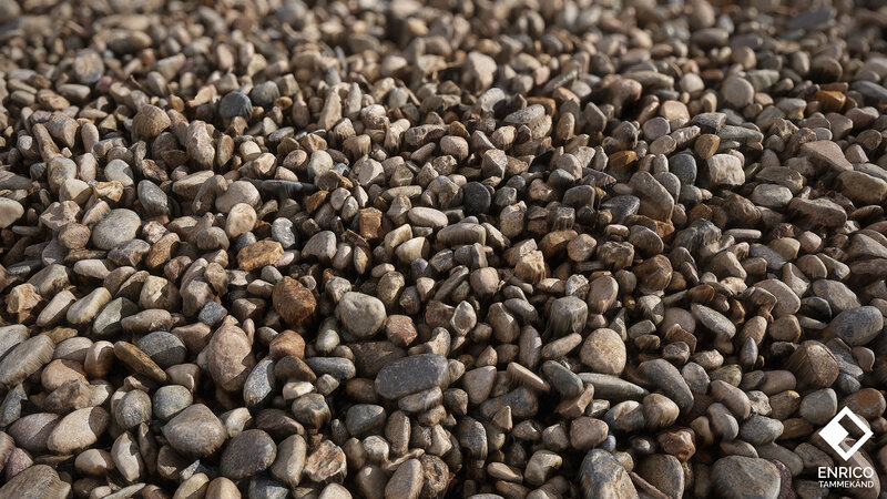 Pebbles on Ground