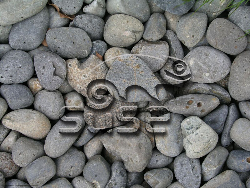 pebbles with a watermark