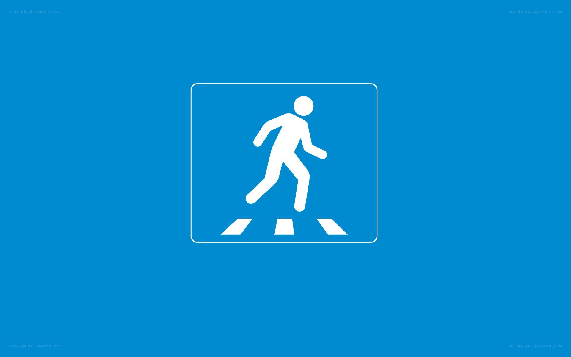pedestrian crossing sign