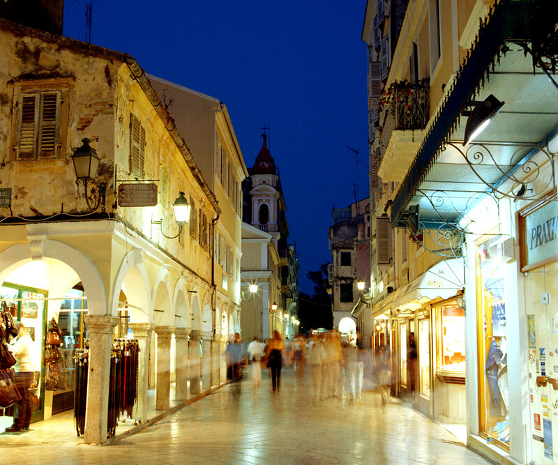 Pedestrian Street at Night