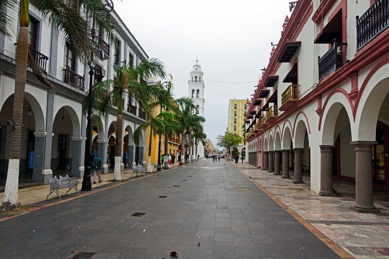 Pedestrian Street with Bell Tower