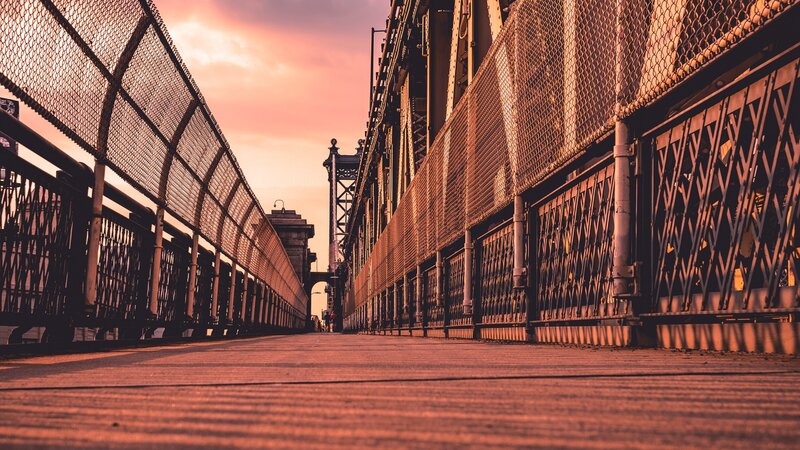 Pedestrian Walkway on Bridge