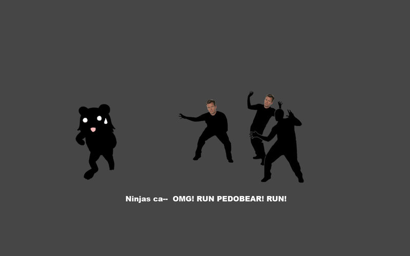Pedobear vs ninjas