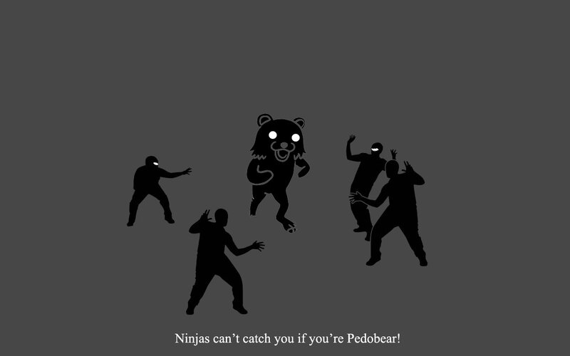 Pedobear vs ninjas
