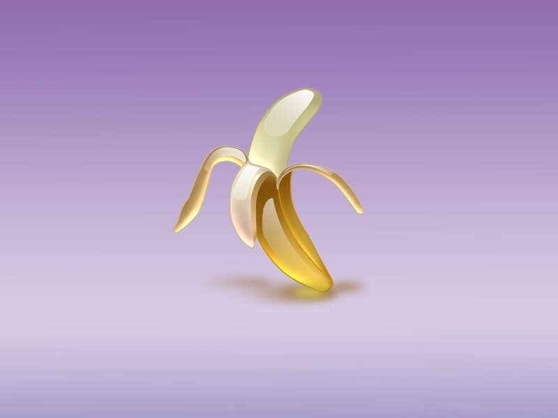 Peeled Banana — Purple