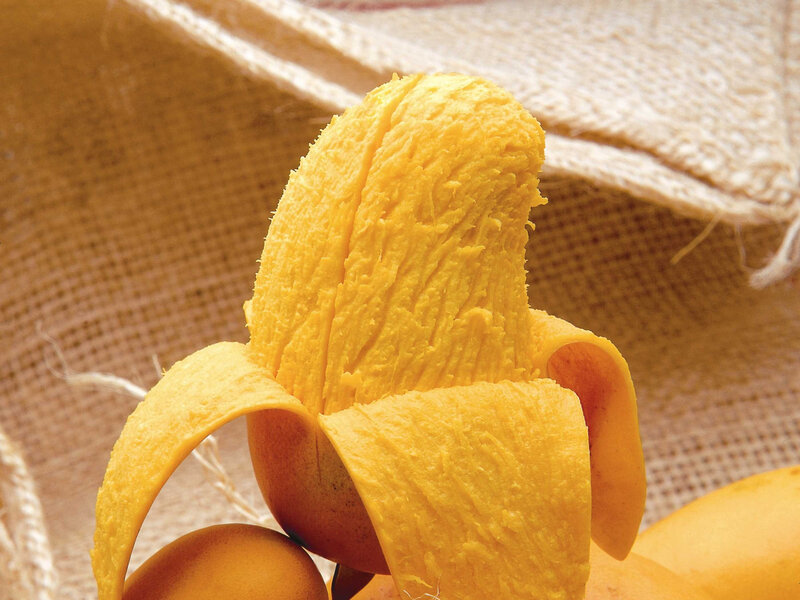 Peeled Mango Fruit