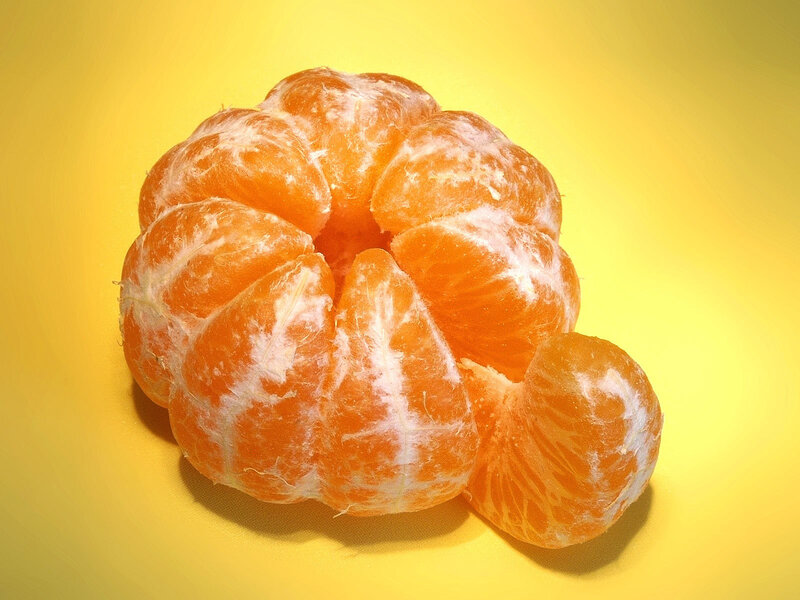 Peeled Tangerine — Yellow, Bright
