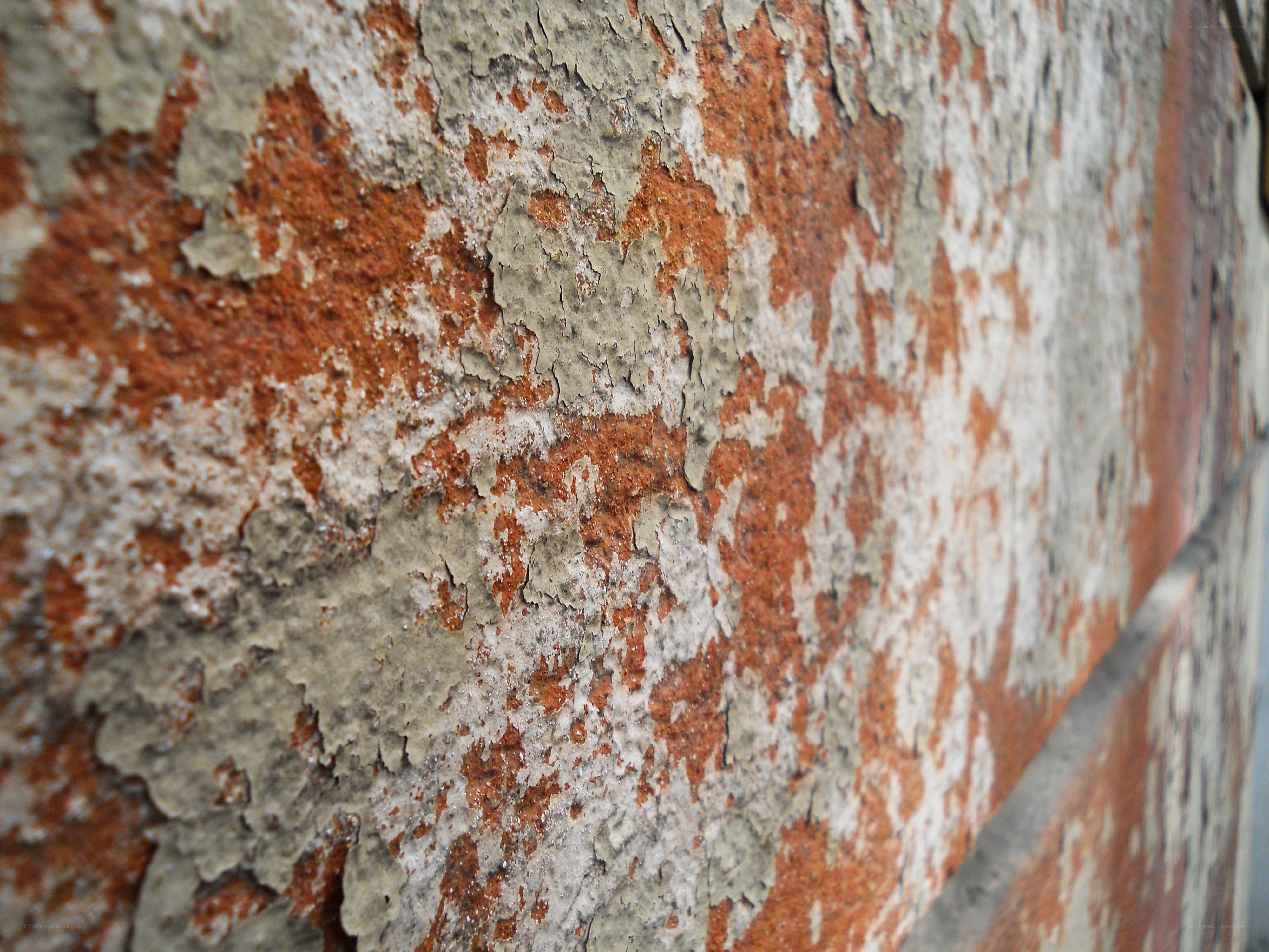 peeling paint on a wall