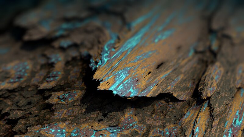 Peeling Paint on Wood — Brown