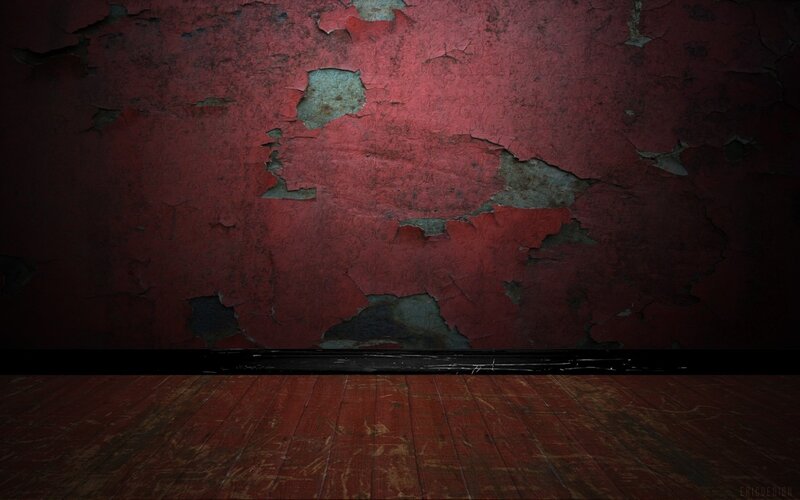 peeling red wall texture