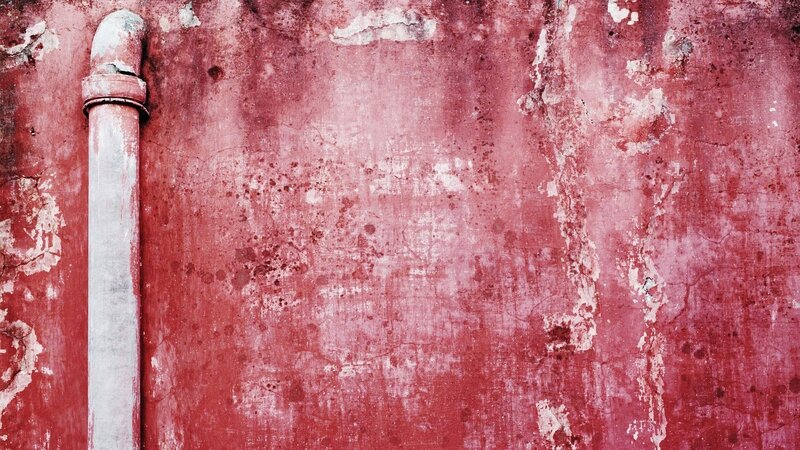 Peeling Red Wall