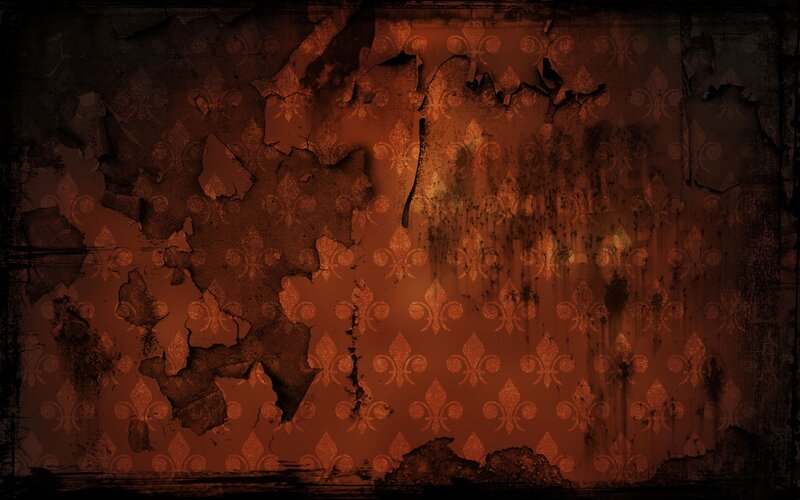 Peeling Wallpaper — Brown