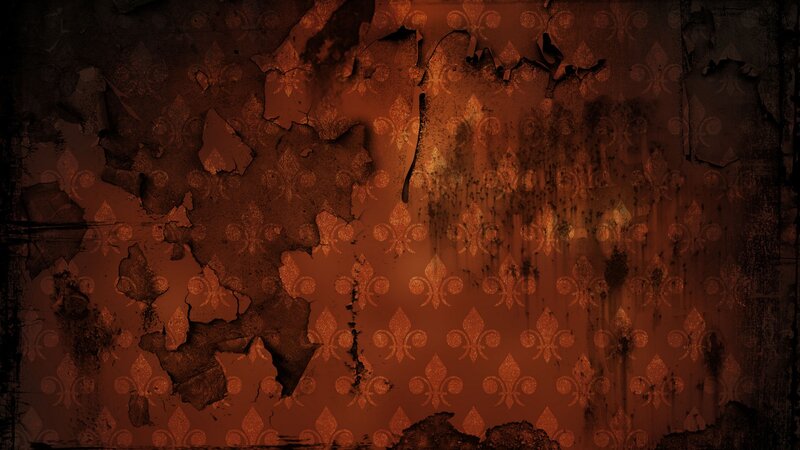 Peeling Wallpaper Pattern — Brown