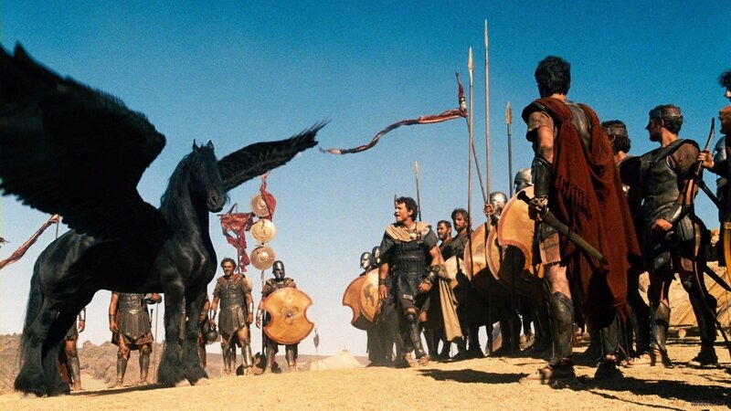 Pegasus confronts soldiers