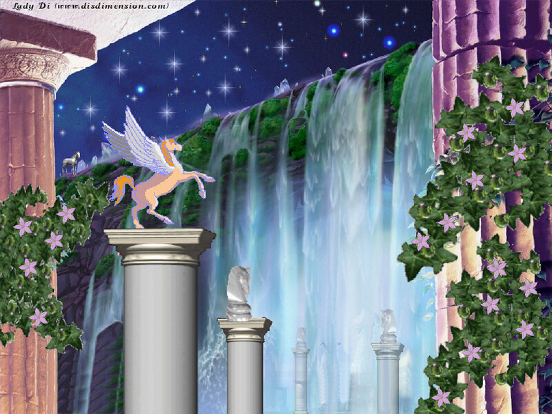 Pegasus on a Pillar