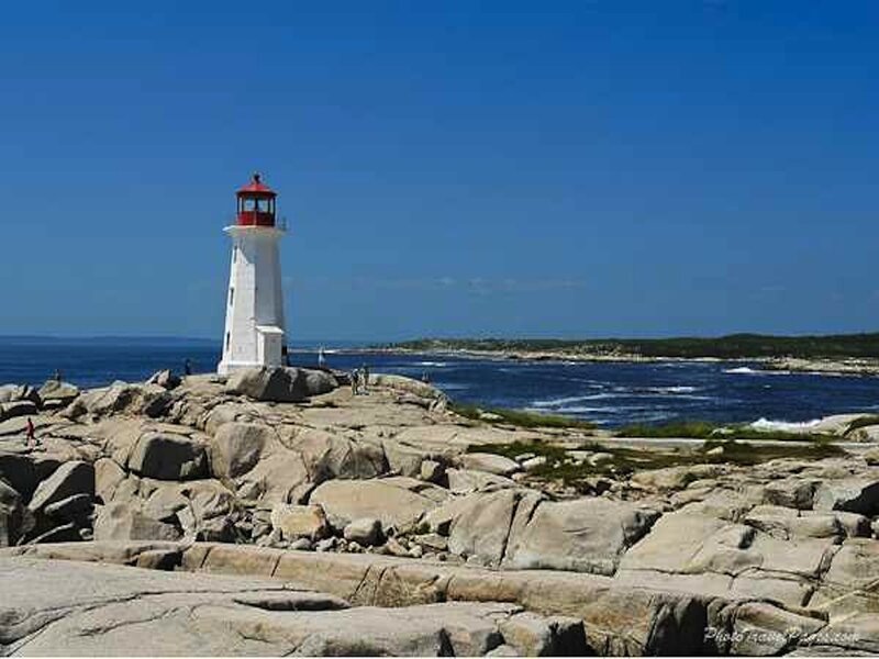 Peggy's Point Lighthouse — Blue