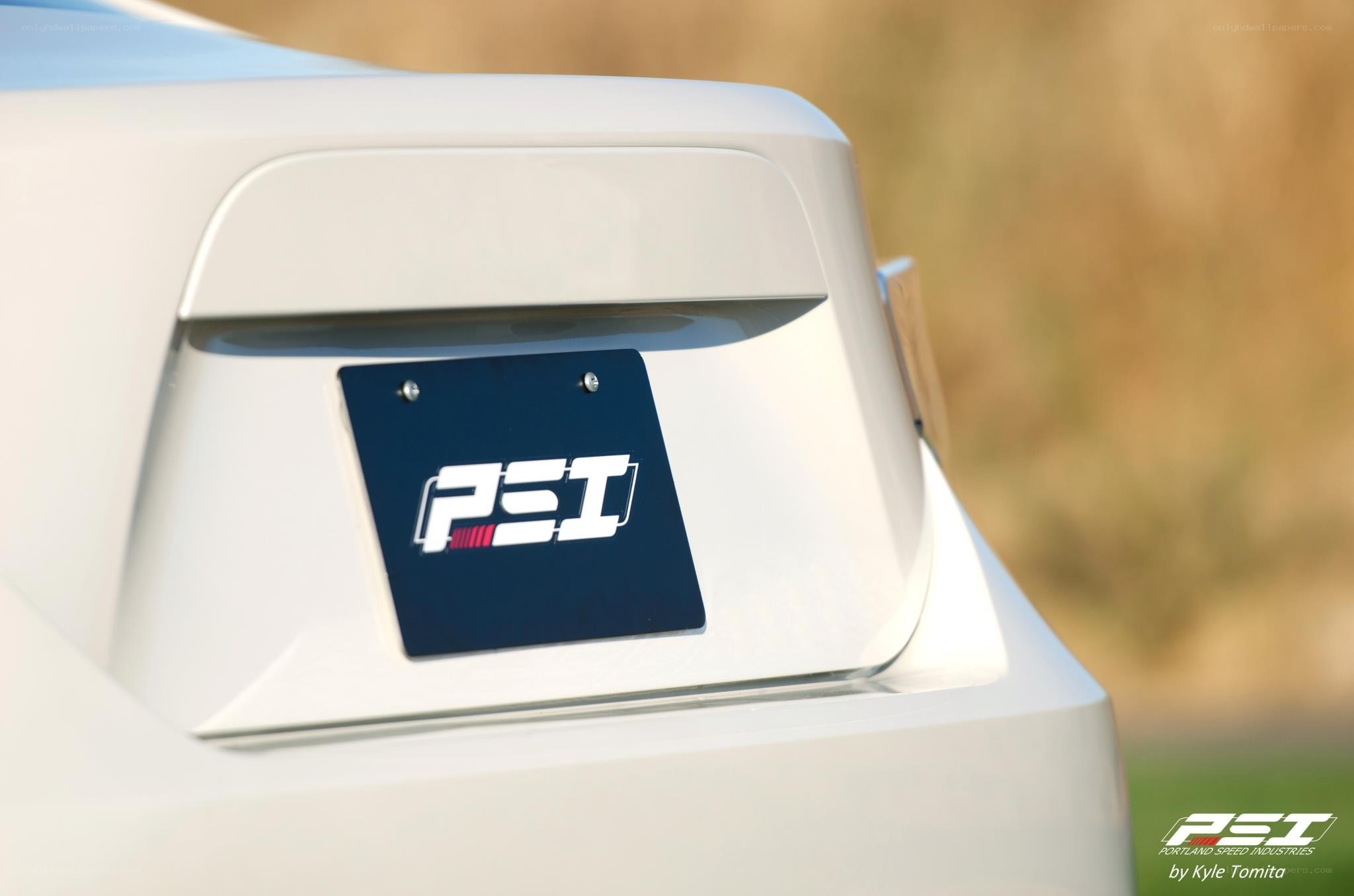 PEI logo on car trunk