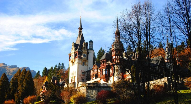 Peleș Castle — Blue, Serene