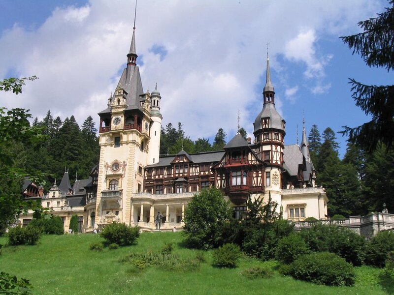 Peleș Castle — Green, Serene, Afternoon, Photograph