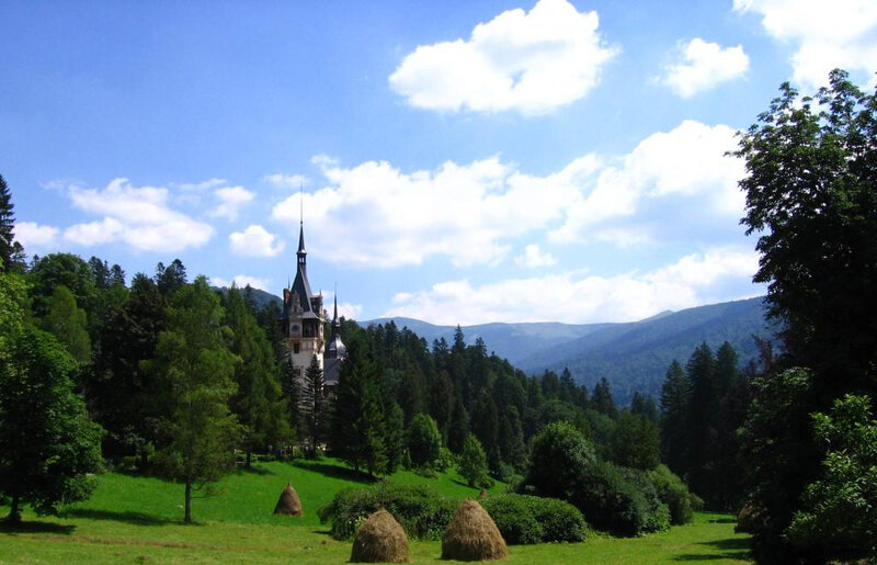 Peleș Castle in the Carpathians
