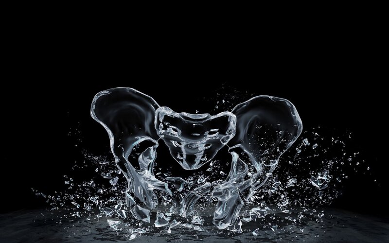 Pelvic Bone Made of Water