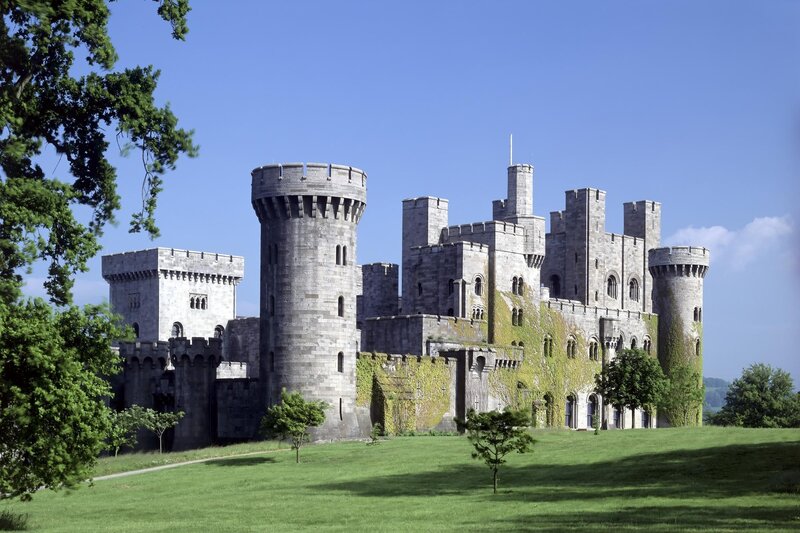 Pembroke Castle on a sunny day