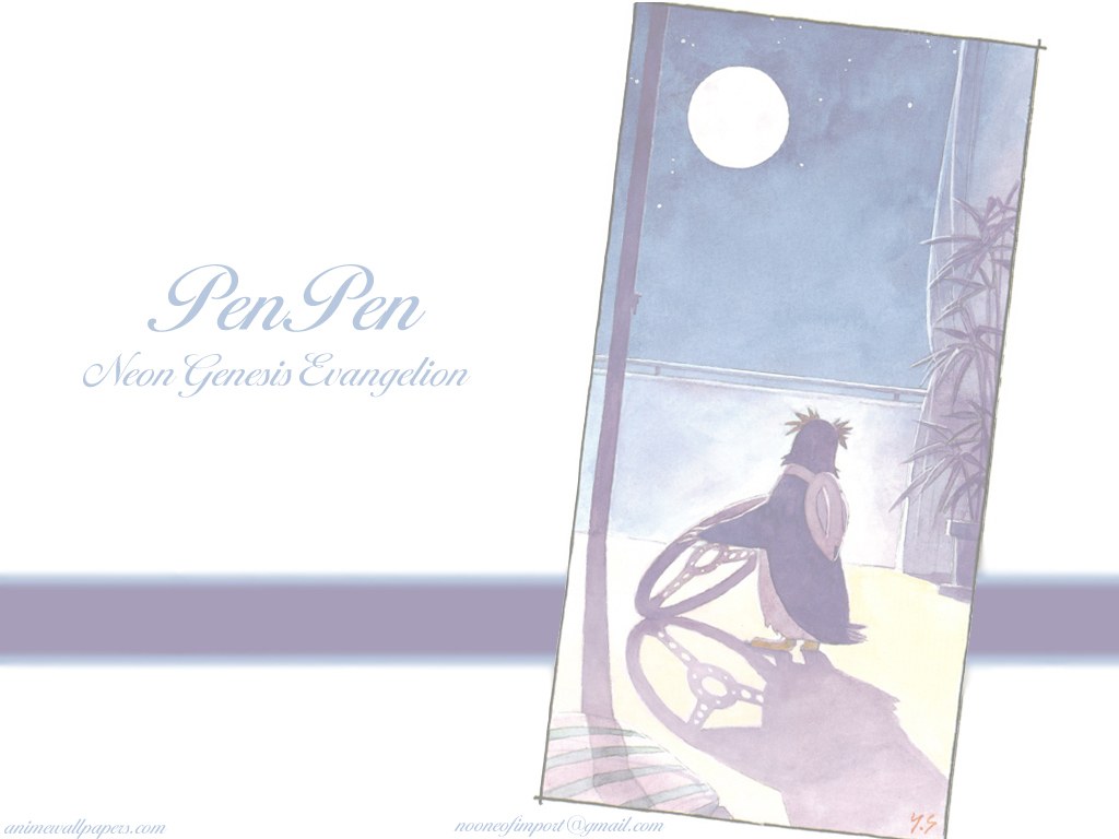 Pen Pen under the moon