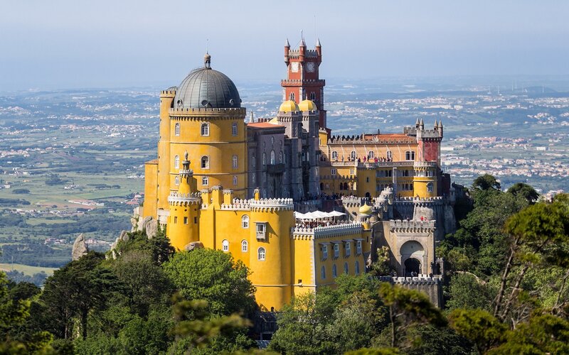 Pena Palace — Yellow, Serene, Afternoon