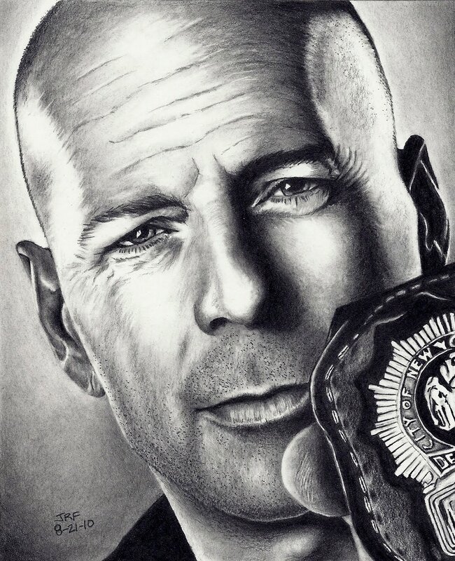 pencil drawing of a man