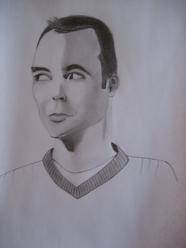 pencil drawing of a man