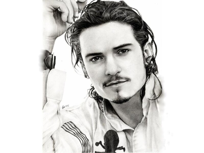 pencil drawing of a man