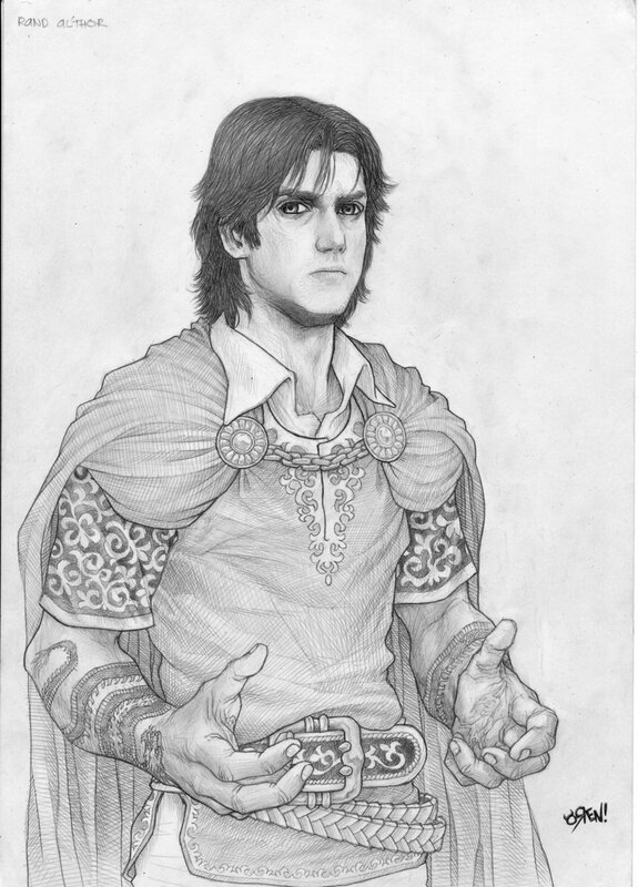 pencil drawing of a man