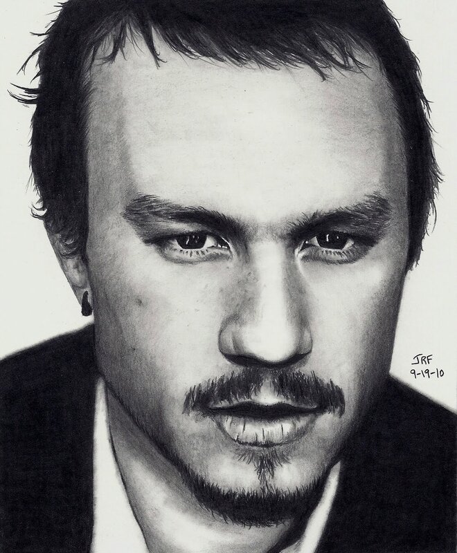 pencil portrait of a man