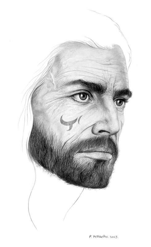 pencil portrait of a man