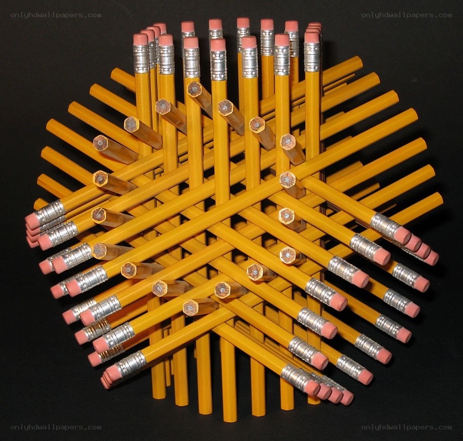 Pencil sculpture art