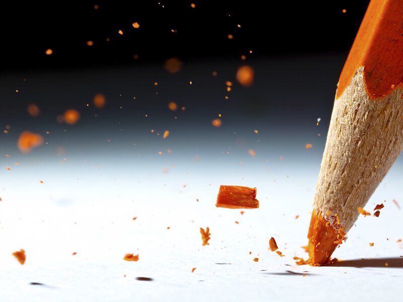Pencil Tip Breaking