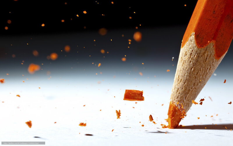 Pencil Tip with Shavings