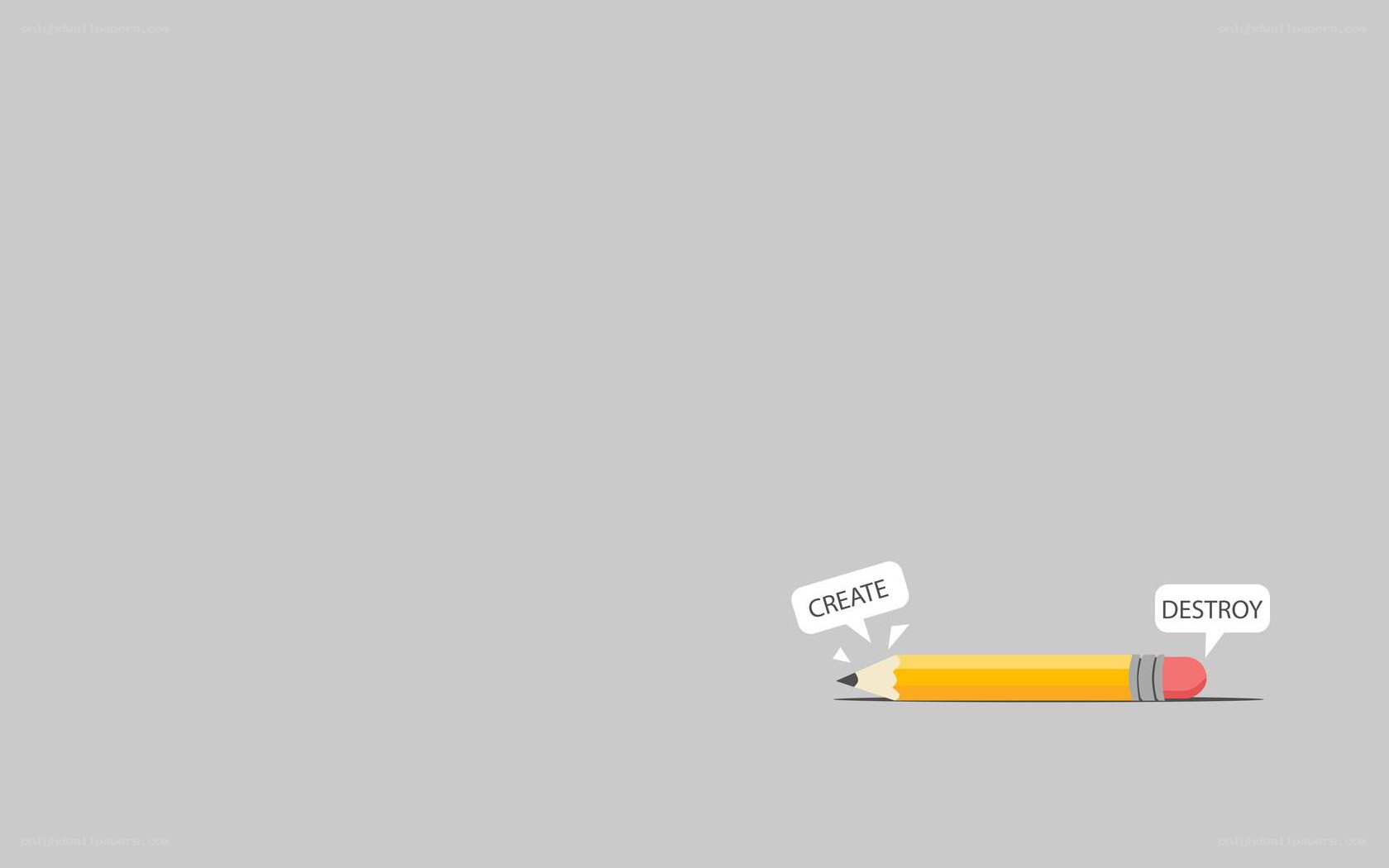 Pencil with create and destroy