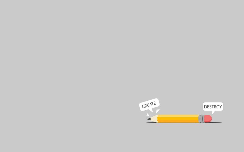 Pencil with Speech Bubbles