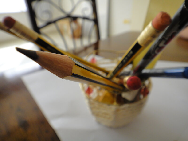 Pencils in a Basket