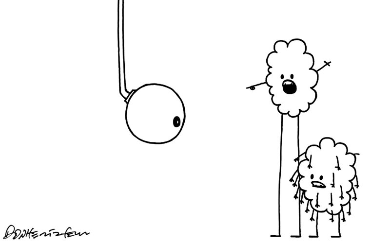 pendulum and cloud creatures