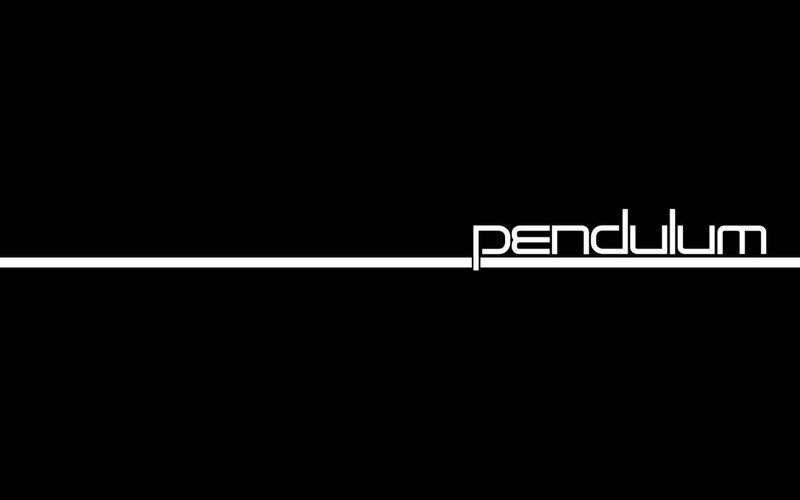 Pendulum logo on black