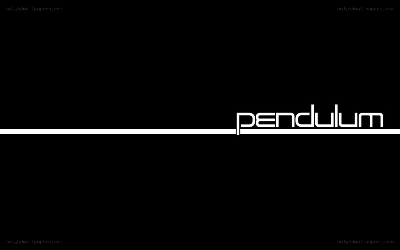 Pendulum logo on black