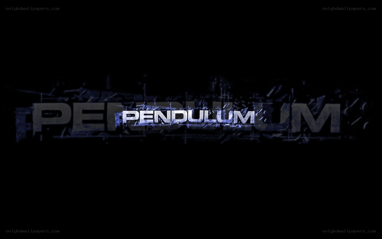 Pendulum logo on dark background