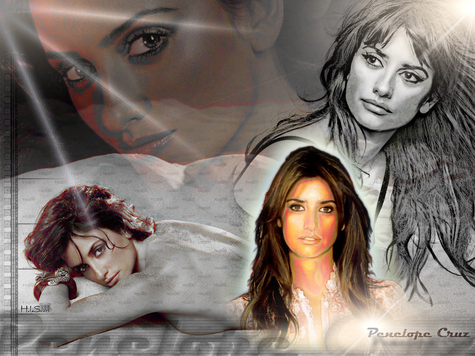 Penelope Cruz collage artwork