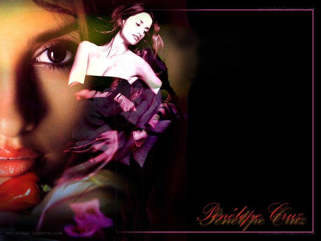 Penelope Cruz portrait collage